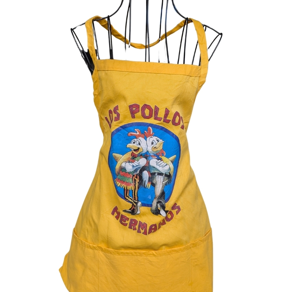 Breaking Bad's Los Pollos Hermanos Yellow Logo Apron